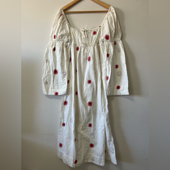 free people Emory Embroidered Midi Dress - Picture 5 of 6